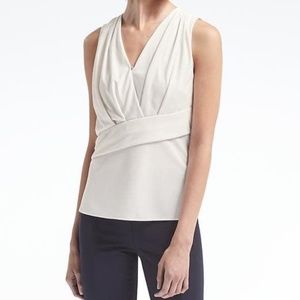 Banana Republic Tops - Banana Republic Crossfront Draped Shell Banana Republic Tops - Banana Republic Crossfront Draped Shell